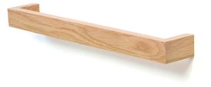 Nástěnný držák na osušky z dubového dřeva Wireworks Mezza, délka 60 cm