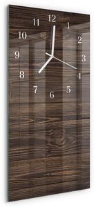 Skleněné hodiny vertikální Dřevo zsppb-30x60-00083662