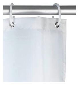 Bílomodrý sprchový závěs Wenko Marine White, 180 x 200 cm