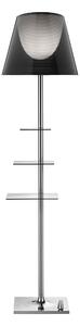 Flos F1011030 Bibliotheque Nationale, stojací lampa s kouřovým difusorem, design Philippe Starck, 1x150W E27, 150cm