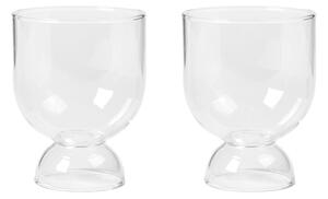FERM LIVING Sada skleniček Still, Clear, 2 ks