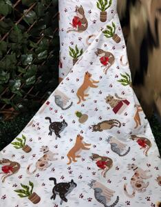 Ervi bavlněný závěs - veselé koťátka