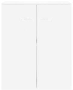 Příborník Terry - dřevotříska | bílý s vysokým leskem - 60 x 30 x 75 cm