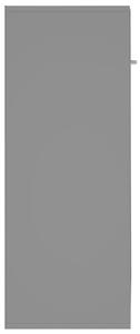 Příborník Terry - dřevotříska | šedý s vysokým leskem - 60 x 30 x 75 cm