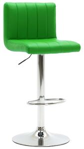 Barové stoličky Hebron - 2ks - umělá kůže | zelené