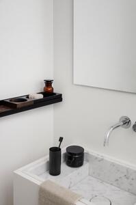 Černá kovová koupelnová polička Blomus, délka 71 cm