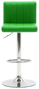 Barová stolička Hebron - umělá kůže | zelená