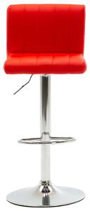Barová stolička Hebron - umělá kůže | červená