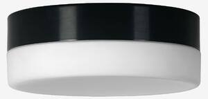 Lucis BS24.K1.N24.33 Nomia, stropní svítidlo v kombinaci bílého skla a černého límce, 14,2W LED 3000K, prům.24cm