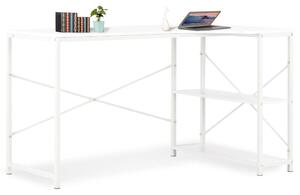 PC stůl Miami - tvar L | bílý - 120 x 72 x 70 cm