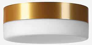 Lucis BS24.K1.N24.71 Nomia, stropní svítidlo v kombinaci bílého skla a zlatého límce, 14,2W LED 3000K, prům.24cm