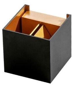 Azzardo AZ2814 nástěnné svítidlo Leticia 1x40W | G9 | IP20 - černá, zlatá