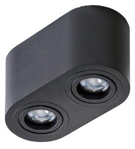 Azzardo AZ2821 přisazené stropní bodové svítidlo Brant 2 2x50W | GU10 | IP20 - černá