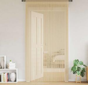 VidaXL Provázkové záclony 2 ks 100x250 cm [132402] Barva: Béžová