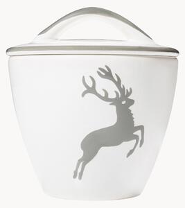 Ručně vyrobená cukřenka Grauer Hirsch