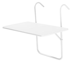 Livarno Home Závěsný stolek na balkon (bílá) (100346383001)