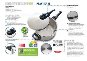 Praktika XL Tlakový hrnec s napařovacím košíkem 6 l ELO 99266