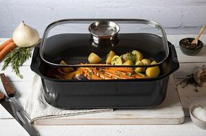 Duo Vital Pekáč se skleněnou poklicí a aroma úchytem 40x26 cm ELO 89940