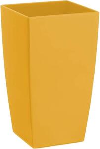 Plastový obal na květináč 26 cm - žlutý