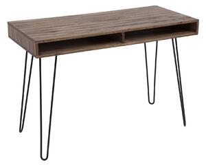 Psací stůl Sorpus, 110 cm, šedá akácie