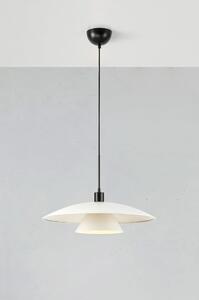 Černo-bílé závěsné svítidlo s kovovým stínidlem ø 50 cm Millinge – Markslöjd