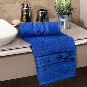 Bamboo Premium ručník modrá, 50 x 100 cm, sada 2 ks