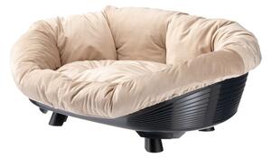 Ferplast Sofa Throne 8 vyvýšený pelech s potahem černý 85 cm