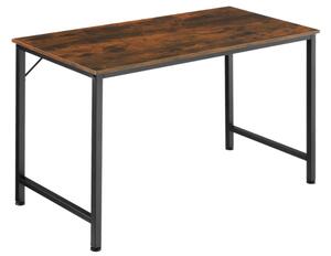 Tectake Psací stůl Jenkins Industriální dřevo tmavé, rustikální 140 cm