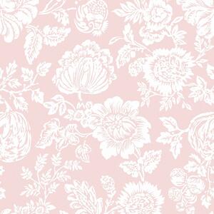 Vliesová tapeta na zeď, růžová, květiny, 125140, Shabby Chic by Rachel Ashwell