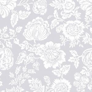 Vliesová tapeta na zeď, šedá, květiny, 125139, Shabby Chic by Rachel Ashwell