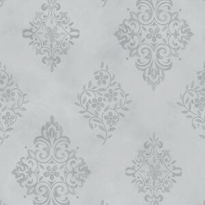 Vliesová tapeta na zeď, modrá, zámecká, ornamenty, 125137, Shabby Chic by Rachel Ashwell