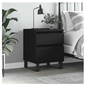 VidaXL Noční stolek černá 40x35x50 cm kompozitní dřevo