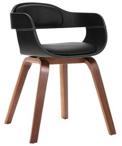 VidaXL Jídelní židle ohýbané dřevo a umělá kůže