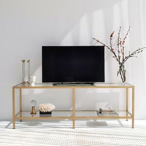 KALUNE DESIGN Kovový TV stolek GLAMP zlatý 552NOS2223