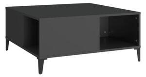 VidaXL Konferenční stolek černý 80 x 80 x 36,5 cm kompozitní dřevo