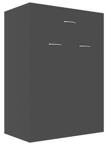VidaXL Botník černý 60 x 35 x 84 cm dřevotříska
