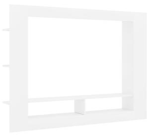 TV skříňka Bangor - dřevotříska - 152x22x113 cm | bílá