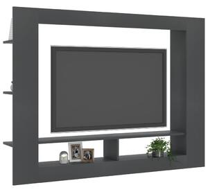 TV skříňka Bangor - dřevotříska - 152x22x113 cm | šedá