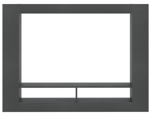 TV skříňka Bangor - dřevotříska - 152x22x113 cm | šedá