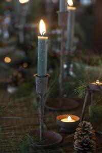 Vysoká svíčka Rustic Forest Green 18 cm