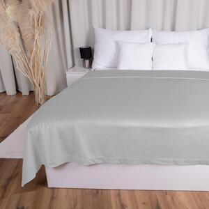 Biante Sametový přehoz na postel Velvet Premium SVP-027 Světle šedý 140x200 cm