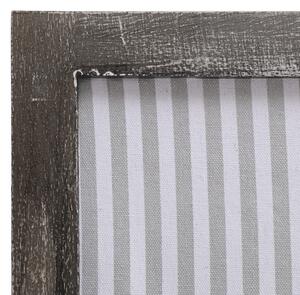 Paraván Norton | 6dílný - textil - 210 x 165 cm | šedo-bílý