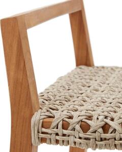 Zahradní barová židle rolave 67 cm přírodní