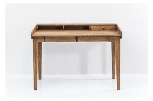 Pracovní stůl z masivního dubového dřeva Kare Design Attento