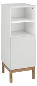 Bílá nízká koupelnová skříňka 30x86 cm Mirza - Støraa