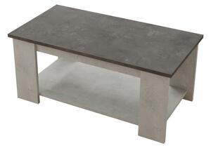 ASIR Konferenční stolek LEVE stříbrná antracit