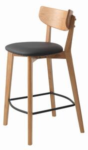 Barová židle Unique Furniture PERO hnědá dub 41114202