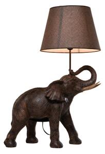 Hnědá stolní lampa Kare Design Safari