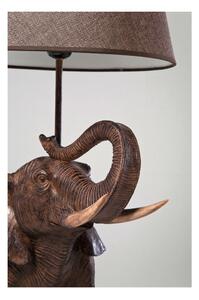 Hnědá stolní lampa Kare Design Safari