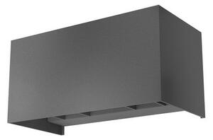 Redo 90303 VARY exteriérové nástěnné svítidlo POWER LED 4x5W | 1176lm | 4000K | IP54 - antracit